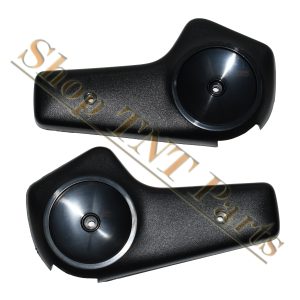 New Show Quality Reproduction 1972-1974 Mopar E Body Bucket Seat Hinge Covers With Hardware Choose Color