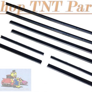 New Reproduction 1967-1969 Plymouth Barracuda Convertible 8 Piece Window Felt Set Top Catwhiskers