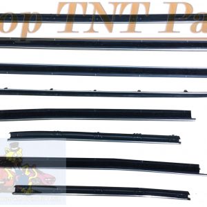 1968 Dodge Coronet Convertible 8pc Window Felt Set Cat Whiskers