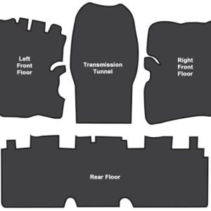 1967-1974 Plymouth Barracuda & Cuda Sound Deadener Kit 4pc