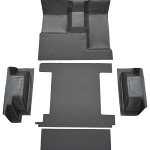 1966-1976 Ford Bronco Vinyl Flooring Complete Set Includes Passenger Area, Cargo Area, Wheel Well And Tailgate Vinyl