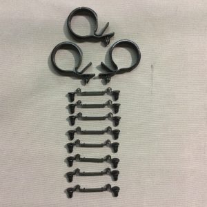 New Show Quality Reproduction 1971-1972 Mopar C Body Under Hood Strap Kit 11 Pieces