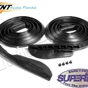 1966-1967 Dodge Coronet 2 Door Molded Door Seals With Clips